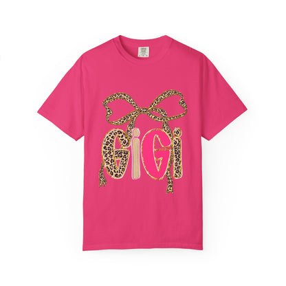 Gigi Neon Leopard Bow T-Shirt