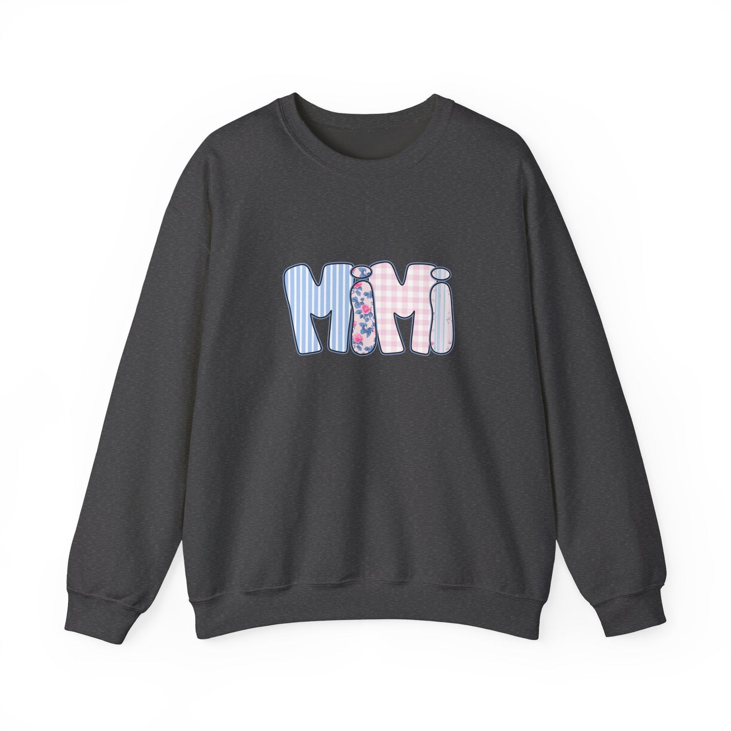 Mimi Pink & Blue Floral Crewneck