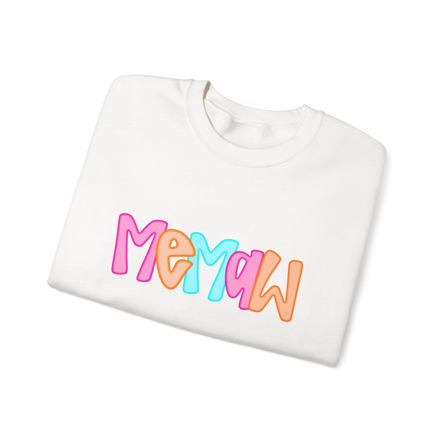 Memaw Neon Gildan Crewneck