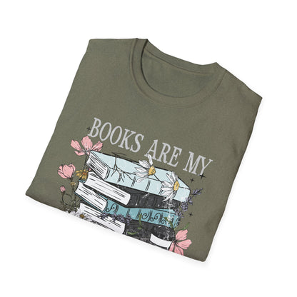 Books Are My Therapy T-Shirt, Cozy Book Lover Tee, Gift for Readers, Relaxed Fit Unisex Shirt, Literary Apparel, Perfect for Book [...]