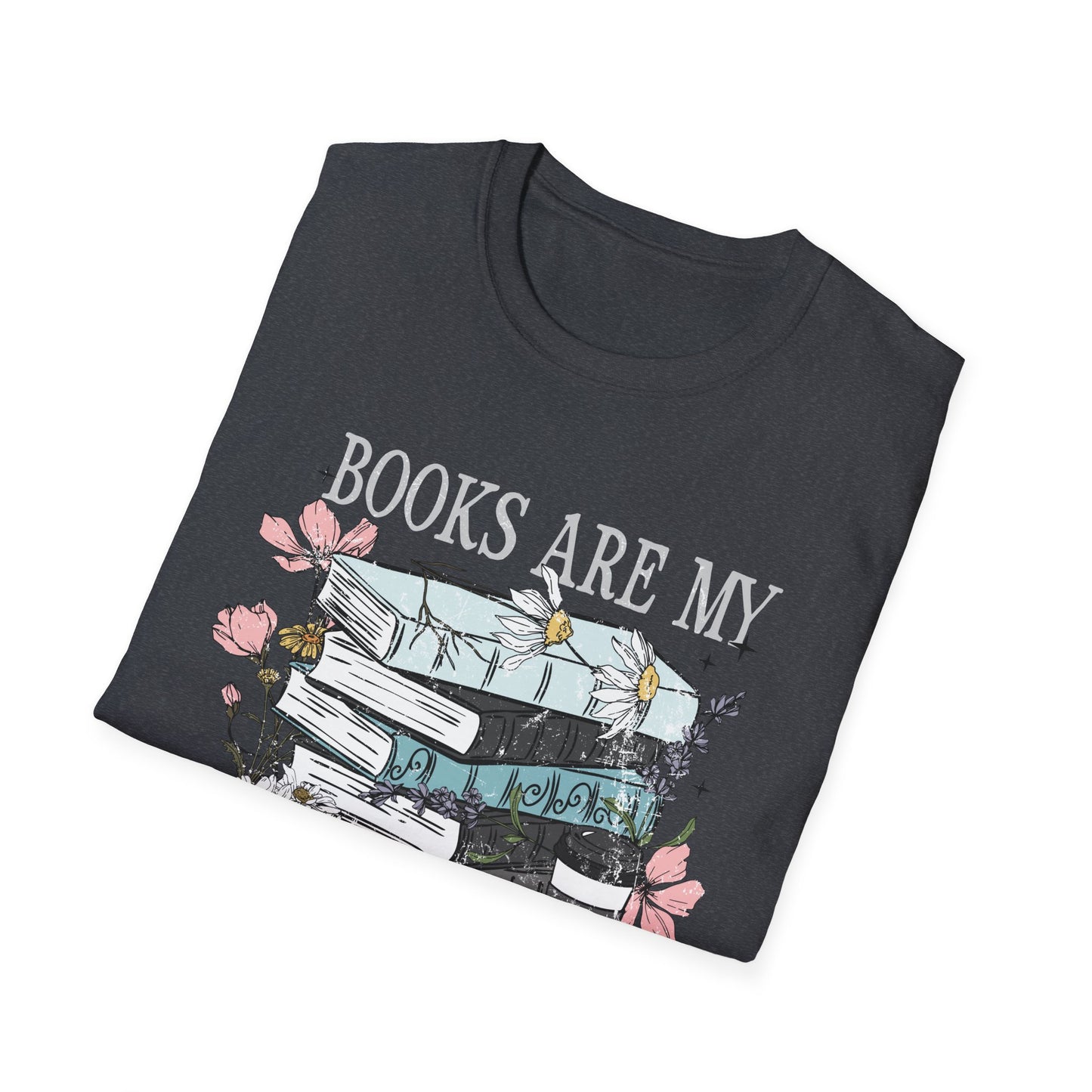 Books Are My Therapy T-Shirt, Cozy Book Lover Tee, Gift for Readers, Relaxed Fit Unisex Shirt, Literary Apparel, Perfect for Book [...]