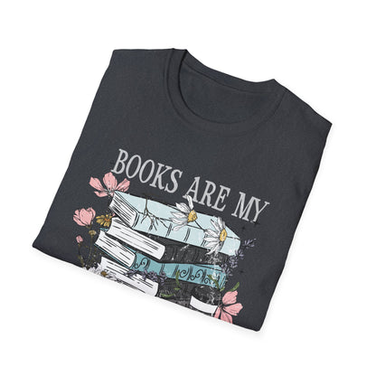 Books Are My Therapy T-Shirt, Cozy Book Lover Tee, Gift for Readers, Relaxed Fit Unisex Shirt, Literary Apparel, Perfect for Book [...]