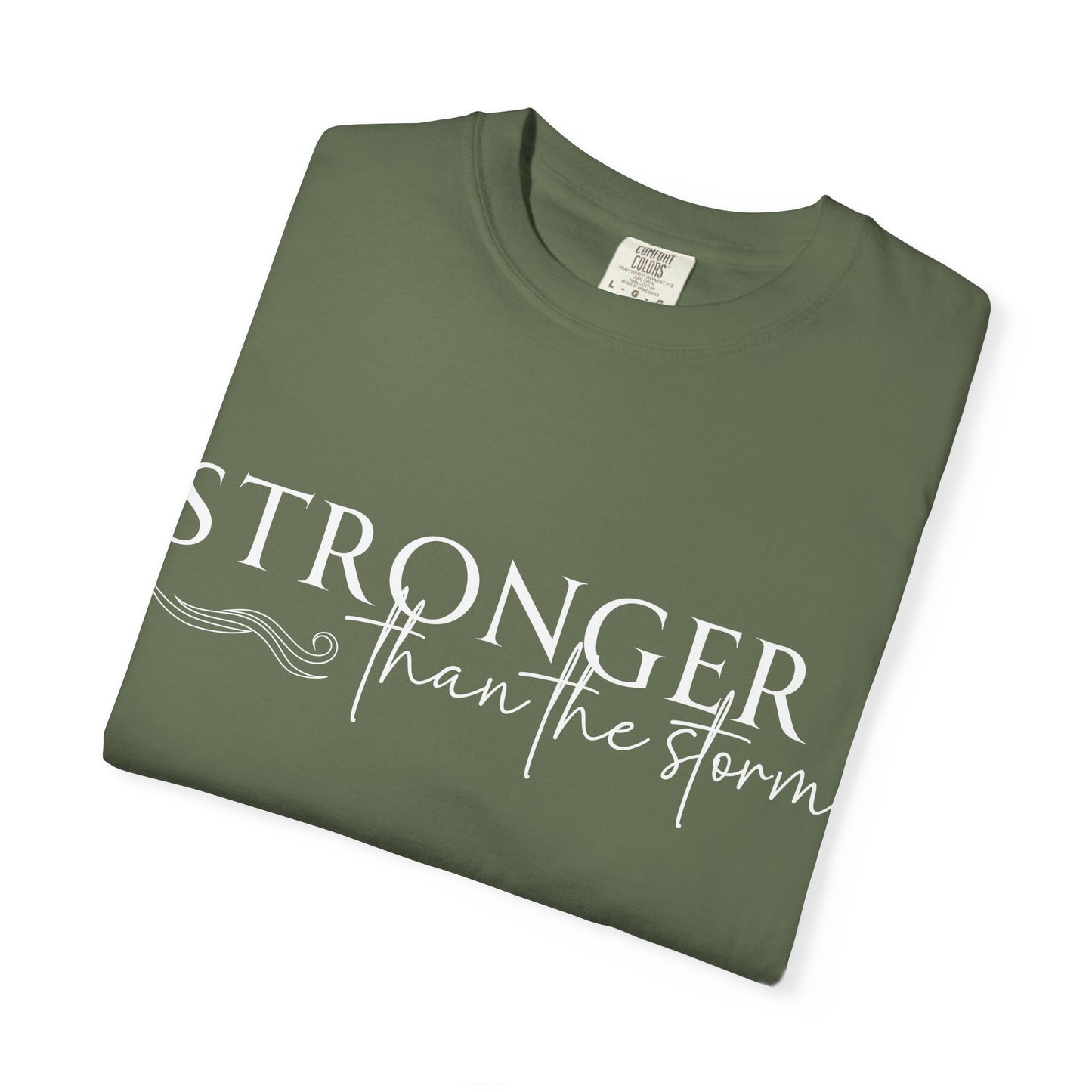 Stronger Than the Storm T-shirt, Inspirational T-shirt, Unisex Tee, Motivational Apparel, Gift for Resilience, Positive Vibes