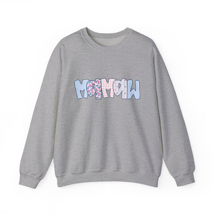 Mamaw Pink & Blue Floral Crewneck