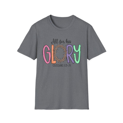 Colorful Faith T-Shirt | Unisex Softstyle Tee | Religious Apparel | Gifts for Men & Women | Inspirational Shirt | Casual Wear
