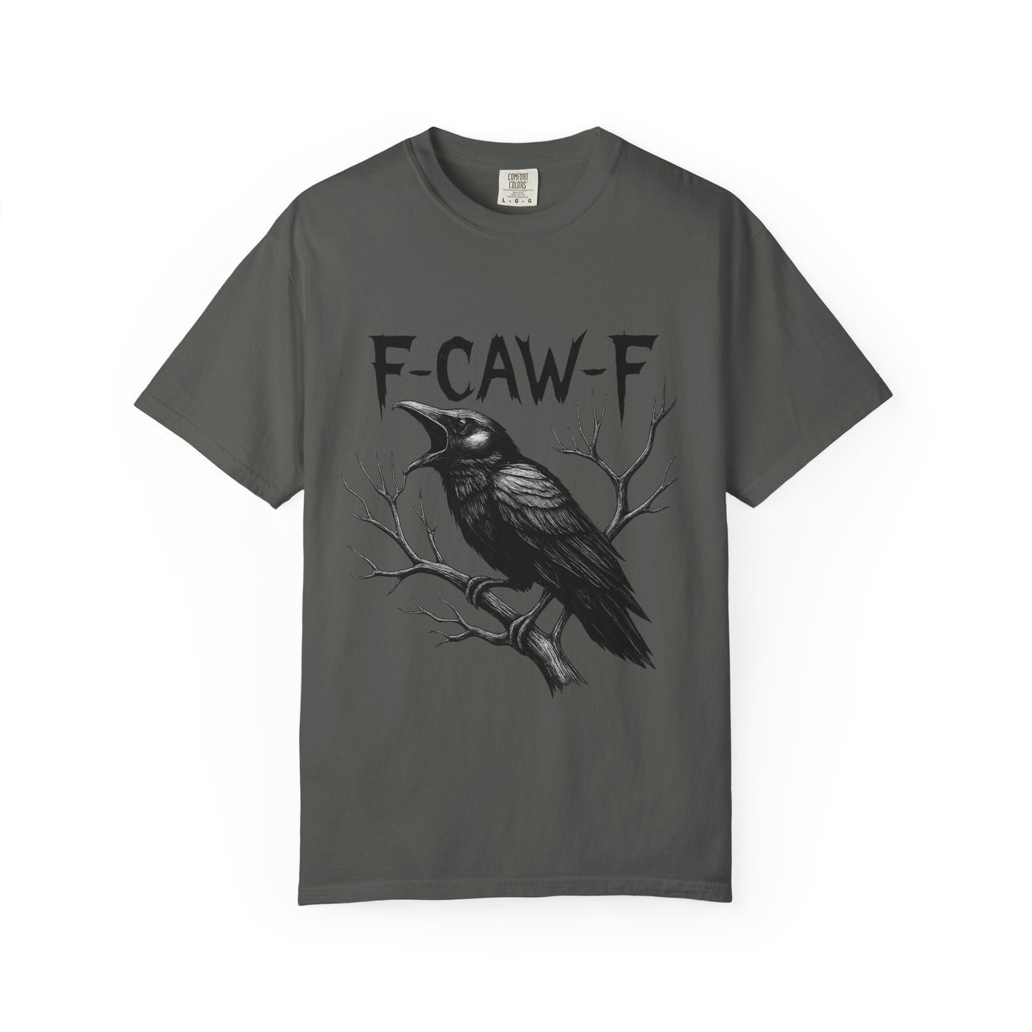 Gothic Raven T-Shirt, Unisex Graphic Tee, Casual Wear, Halloween Apparel, Unique Gift for Artists, Nature Lovers