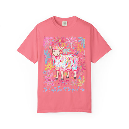 Whimsical Floral Sheep T-Shirt – Soft Unisex Tee, Perfect for Nature Lovers, Easter, Spring Celebrations, Gift for Her, Casual Wear