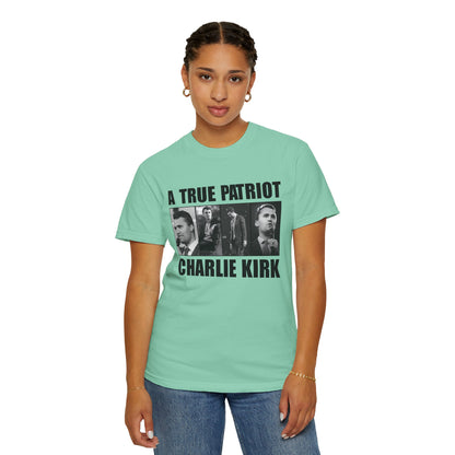 Patriotic Graphic Tee - A True Patriot, Charlie Kirk Shirt, Unisex Casual Wear, Gift for Conservatives, Election Day Apparel, Freedom [...]