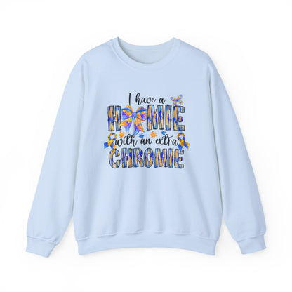 Chromosome Awareness Sweatshirt, Unisex Pullover, Gift for Caregivers, Genetic Disorder Awareness, Comfortable Crewneck