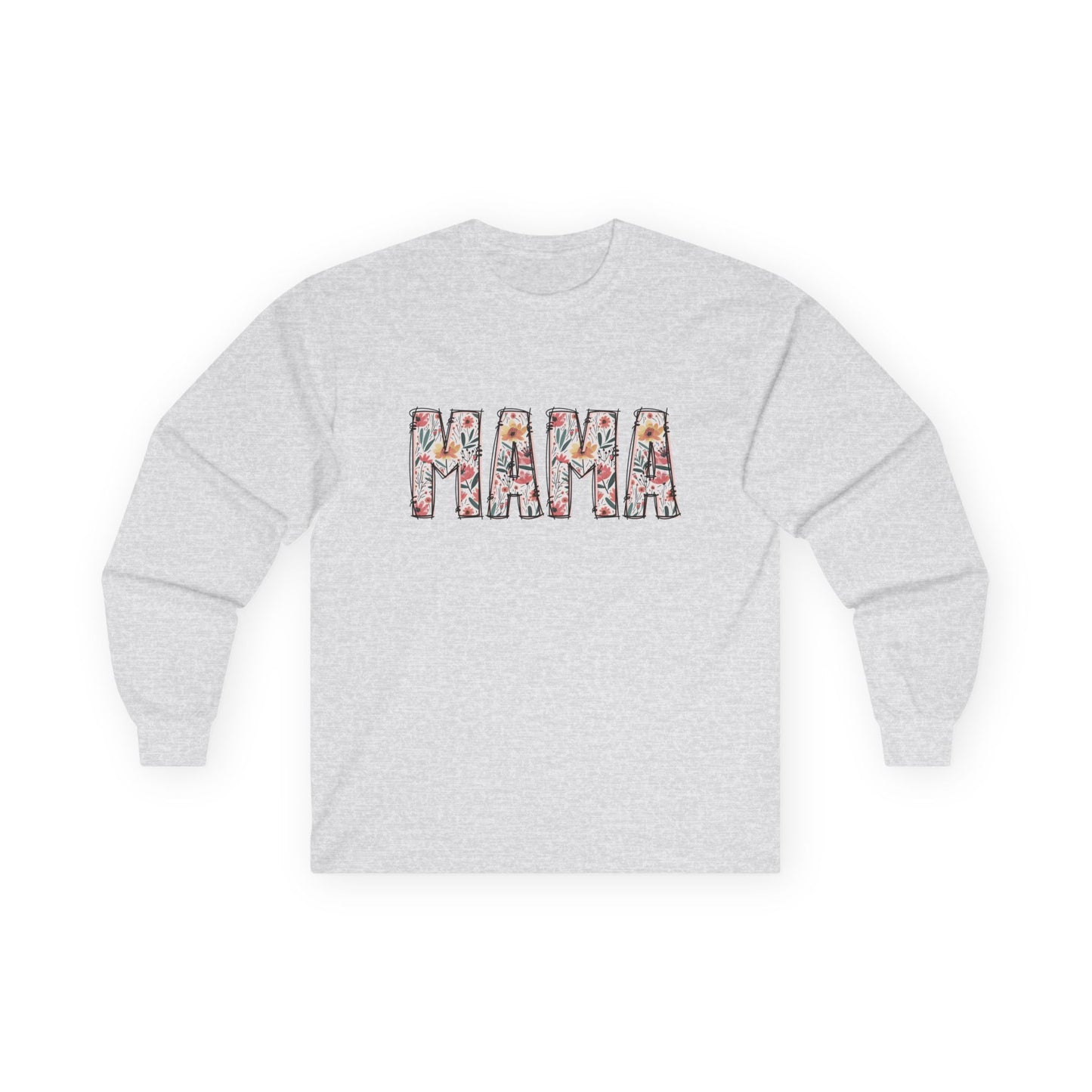 Mama Floral Long Sleeve Tee