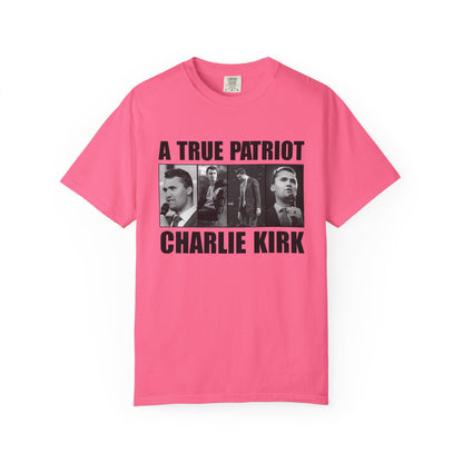 Patriotic Graphic Tee - A True Patriot, Charlie Kirk Shirt, Unisex Casual Wear, Gift for Conservatives, Election Day Apparel, Freedom [...]