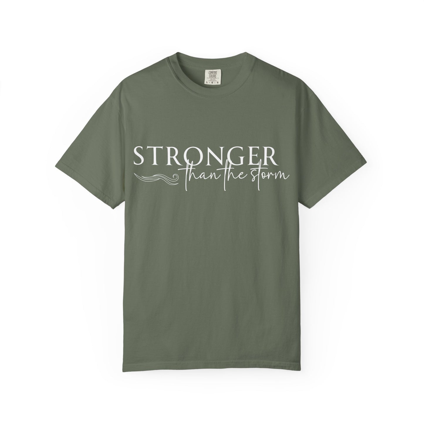 Stronger Than the Storm T-shirt, Inspirational T-shirt, Unisex Tee, Motivational Apparel, Gift for Resilience, Positive Vibes