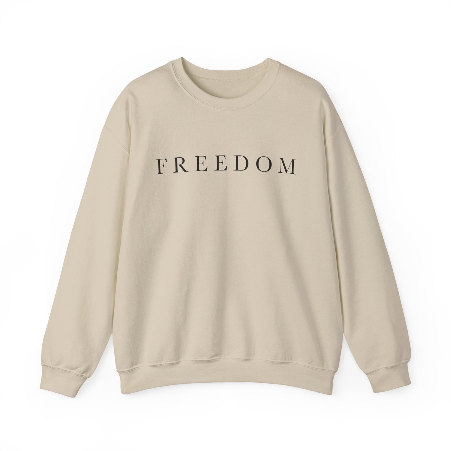 Freedom Crewneck Sweatshirt, Cozy Unisex Sweatshirt, Casual Wear, Gift for Him/Her, Everyday Comfort, Relaxed Fashion