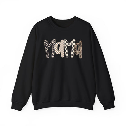 Mama Leopard Print Crewneck Sweatshirt