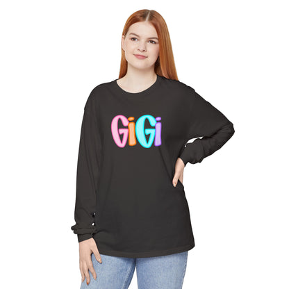 Gigi Neon Comfort Colors Long Sleeve