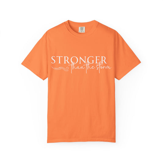 Stronger Than the Storm T-shirt, Inspirational T-shirt, Unisex Tee, Motivational Apparel, Gift for Resilience, Positive Vibes