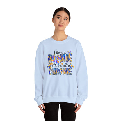 Chromosome Awareness Sweatshirt, Unisex Pullover, Gift for Caregivers, Genetic Disorder Awareness, Comfortable Crewneck