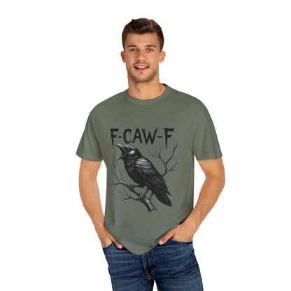 Gothic Raven T-Shirt, Unisex Graphic Tee, Casual Wear, Halloween Apparel, Unique Gift for Artists, Nature Lovers