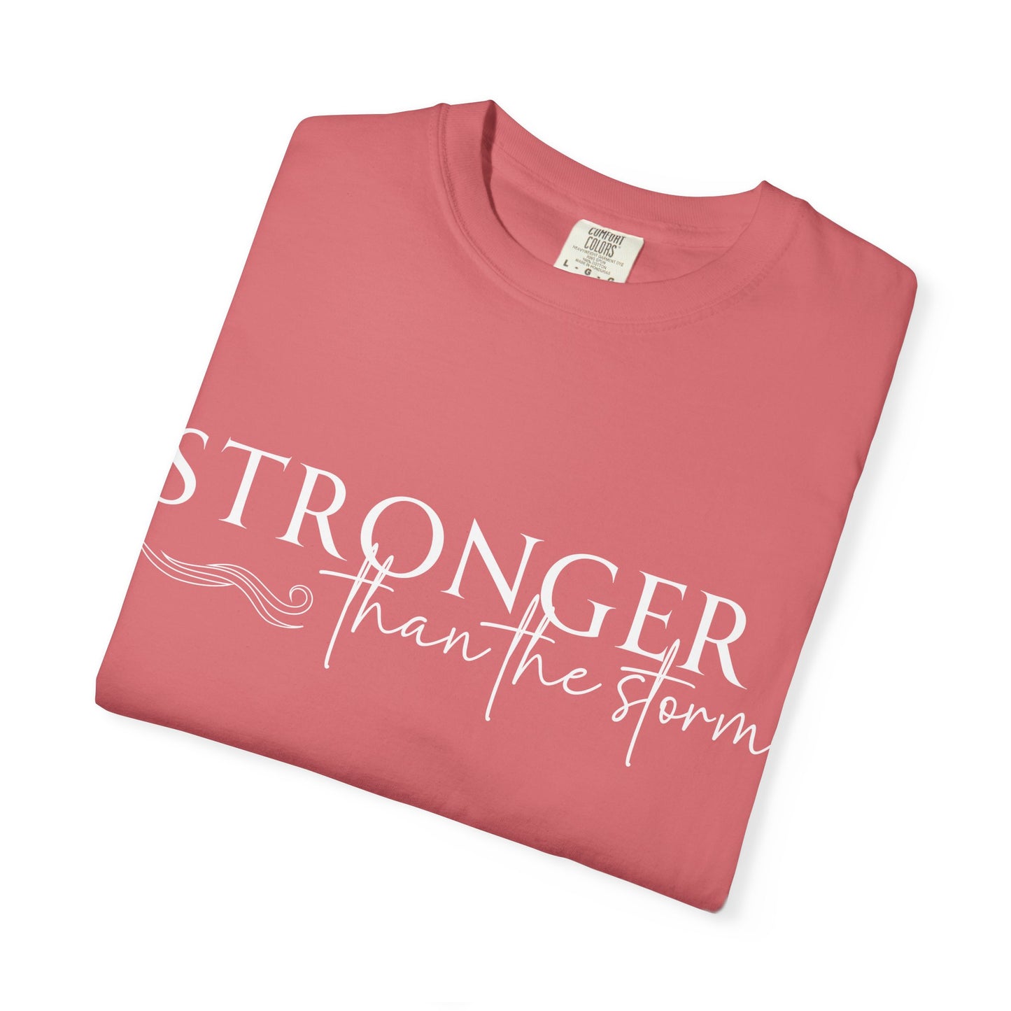 Stronger Than the Storm T-shirt, Inspirational T-shirt, Unisex Tee, Motivational Apparel, Gift for Resilience, Positive Vibes