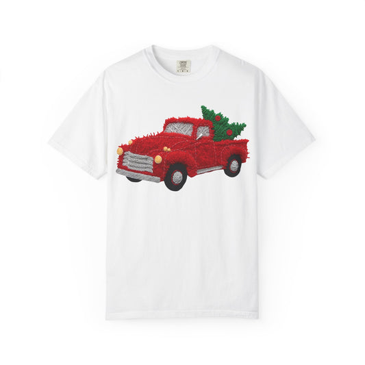 Vintage Christmas Truck T-Shirt Comfort Colors