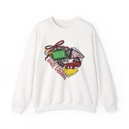 Festive Crewneck Sweatshirt - Cozy Holiday Wear, Unisex Sweatshirt, Perfect Gift for Christmas, Winter Fashion, Comfortable Layering