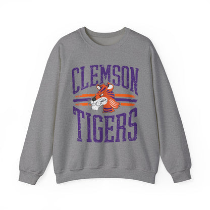 Clemson Tigers Crewneck Sweatshirt - Unisex Sweatshirt for Game Day, College Apparel, Sports Fan, Gift Idea, Casual Wear