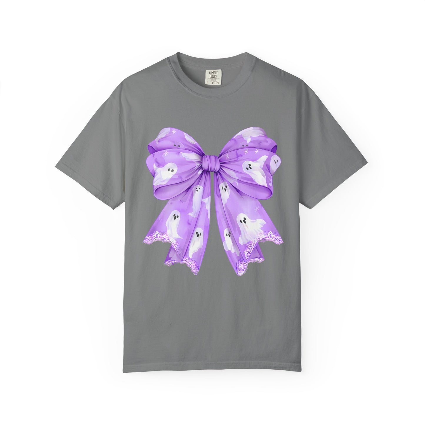 Purple Ghost Bow T-shirt