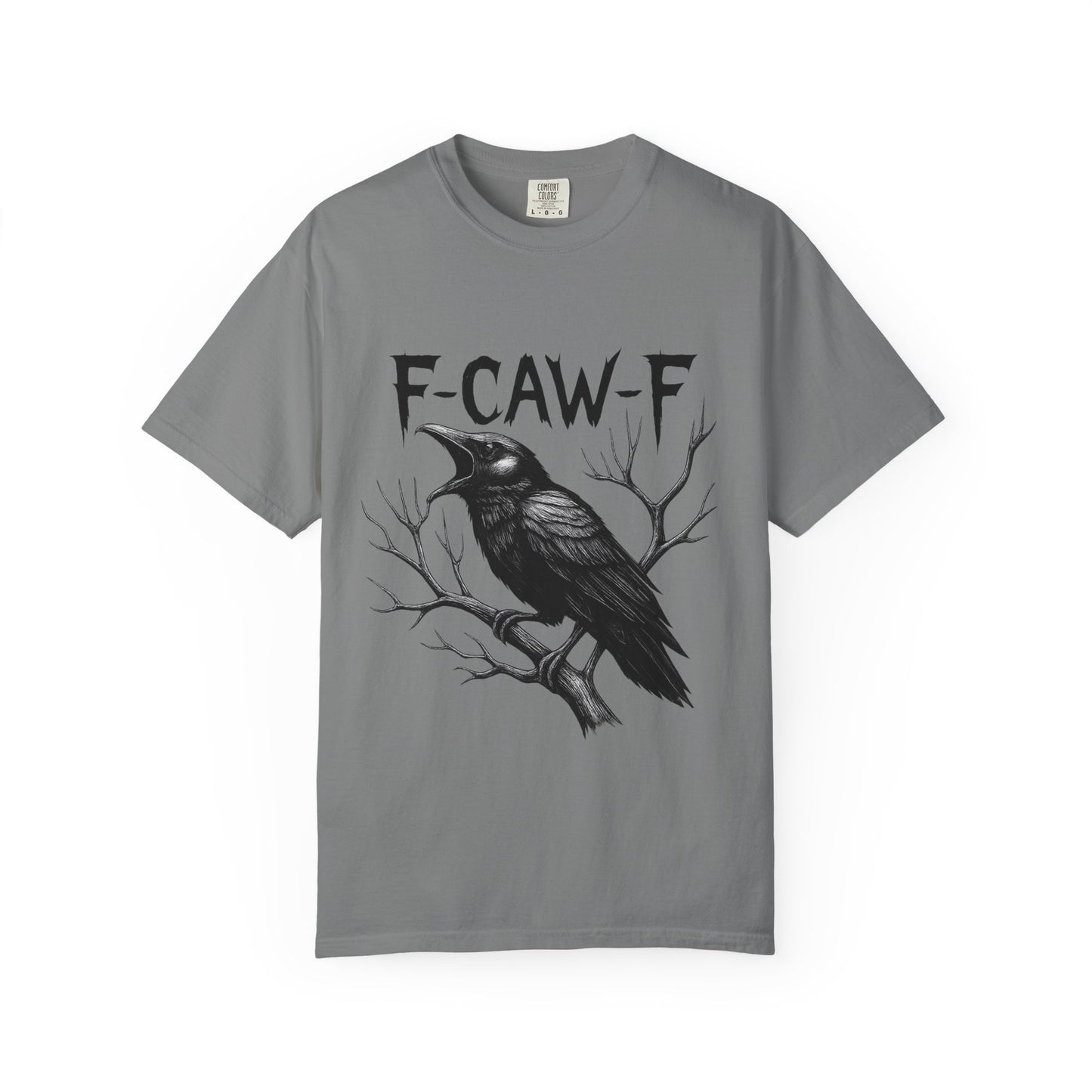Gothic Raven T-Shirt, Unisex Graphic Tee, Casual Wear, Halloween Apparel, Unique Gift for Artists, Nature Lovers