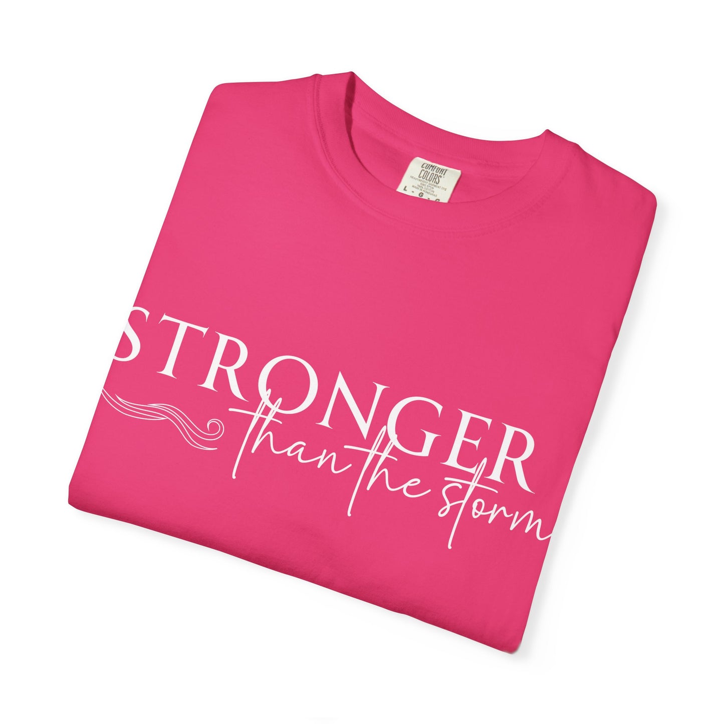 Stronger Than the Storm T-shirt, Inspirational T-shirt, Unisex Tee, Motivational Apparel, Gift for Resilience, Positive Vibes