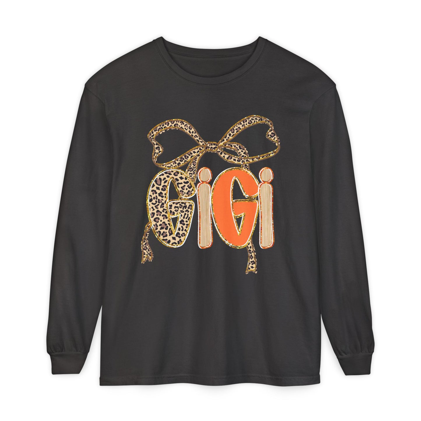 Trendy Animal Print Long Sleeve Tee - Perfect Gift for Gigi, Stylish Loungewear, Casual Wear, Birthday Gifts, Fall Fashion