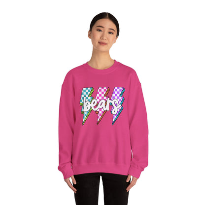 Colorful Bears Crewneck Sweatshirt, Unisex Sweatshirt, Graphic Sweatshirt, Cozy Sweatshirt for Gifts, Casual Wear