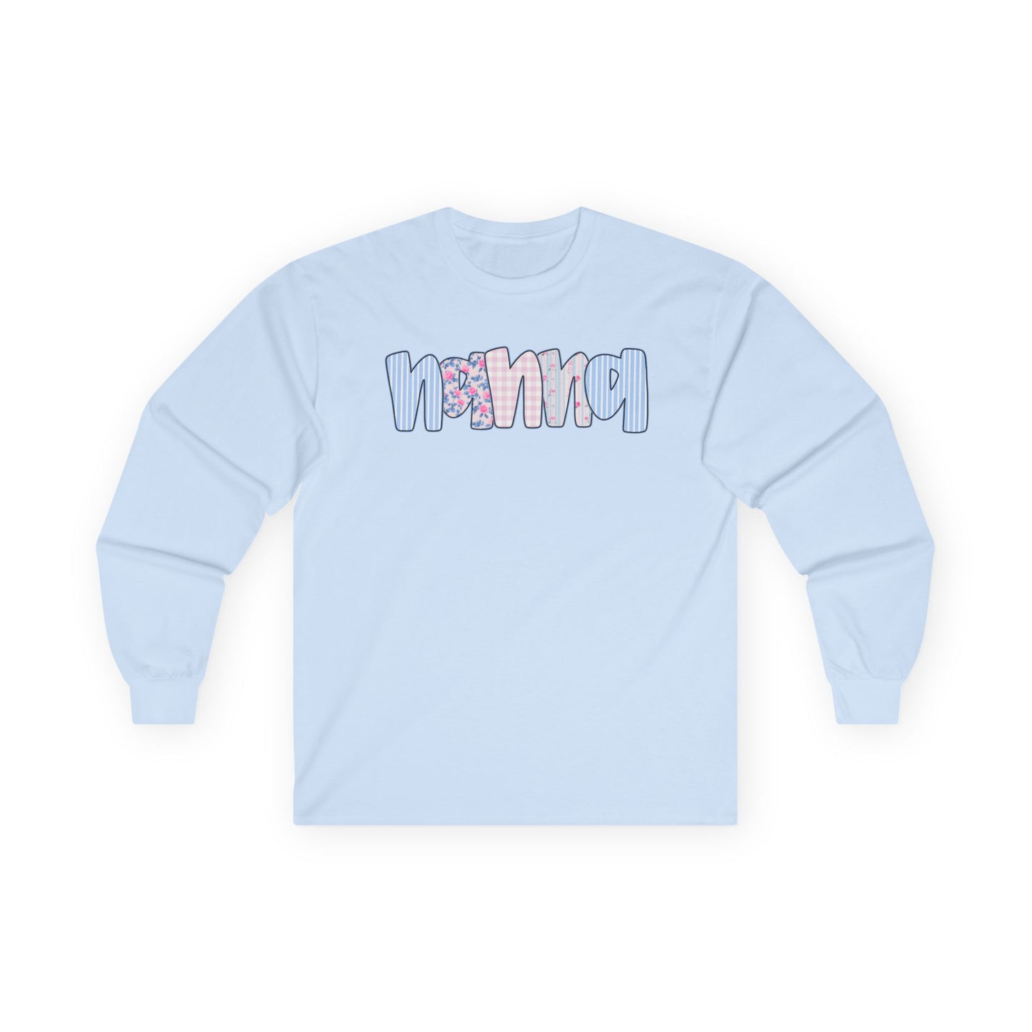 Nanna Pink & Blue Floral Long Sleeve