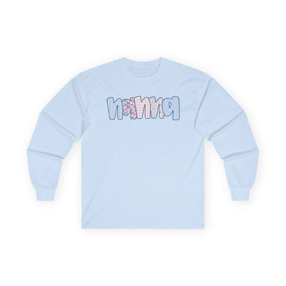 Nanna Pink & Blue Floral Long Sleeve