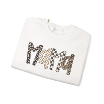 Mama Leopard Print Crewneck Sweatshirt
