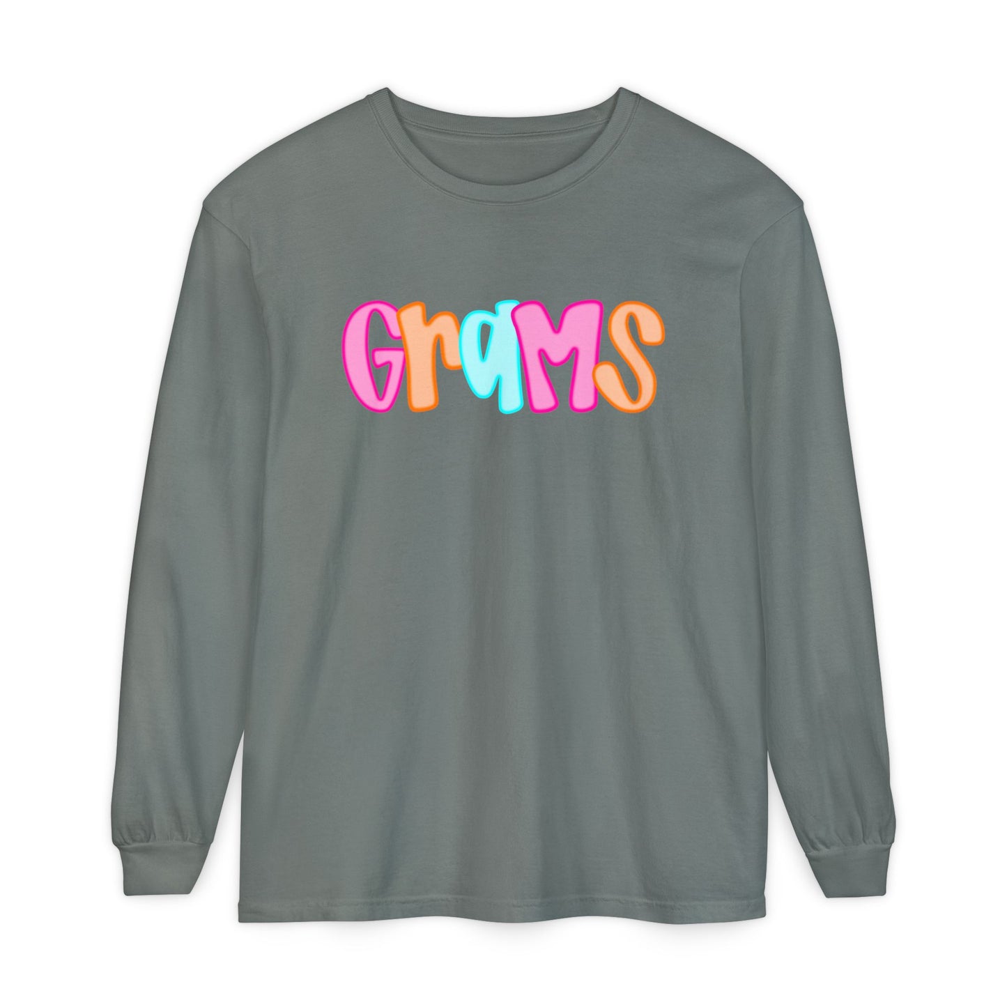 Grams Neon Comfort Colors Long Sleeve