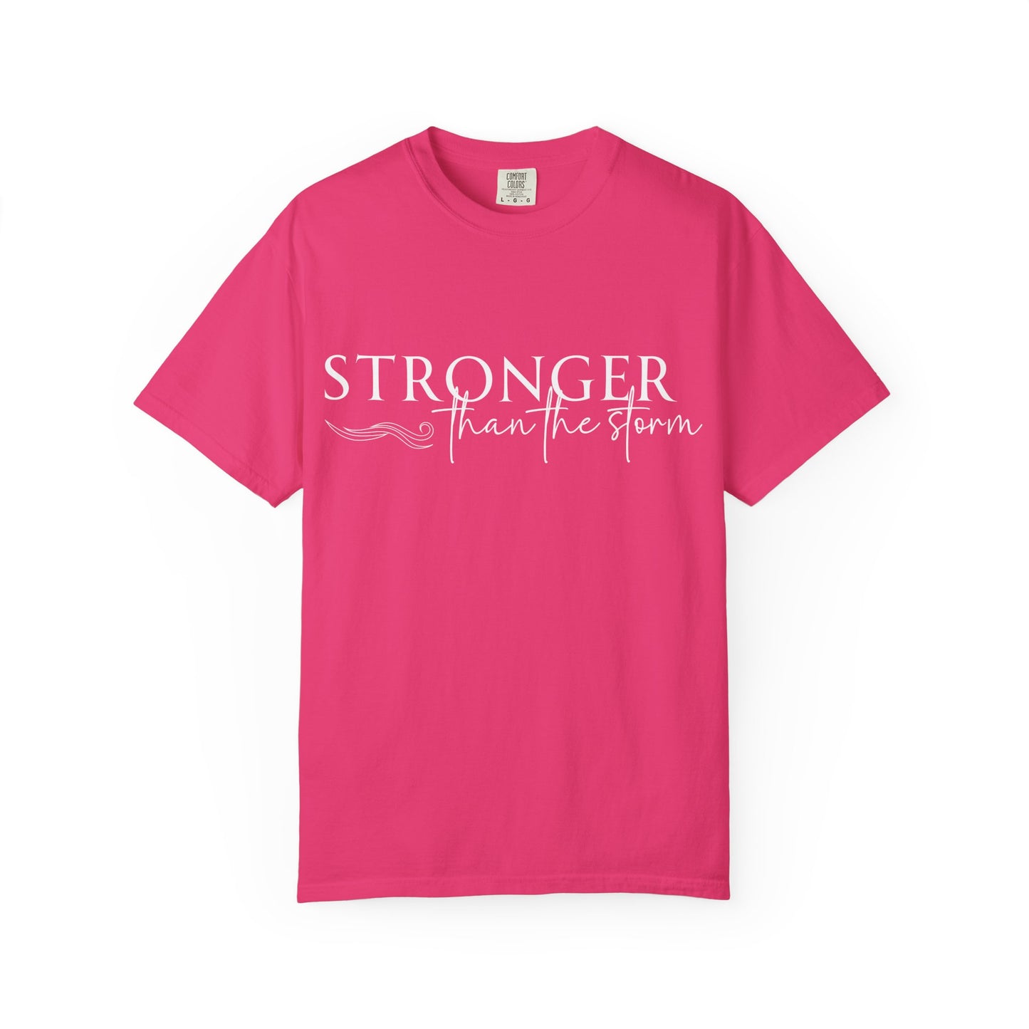 Stronger Than the Storm T-shirt, Inspirational T-shirt, Unisex Tee, Motivational Apparel, Gift for Resilience, Positive Vibes