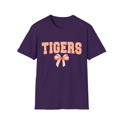 Tigers Graphic T-Shirt, Cute Casual Top, Tiger Appreciation Gift, Trendy College Wear, Perfect for Sports Events, Summer Outings