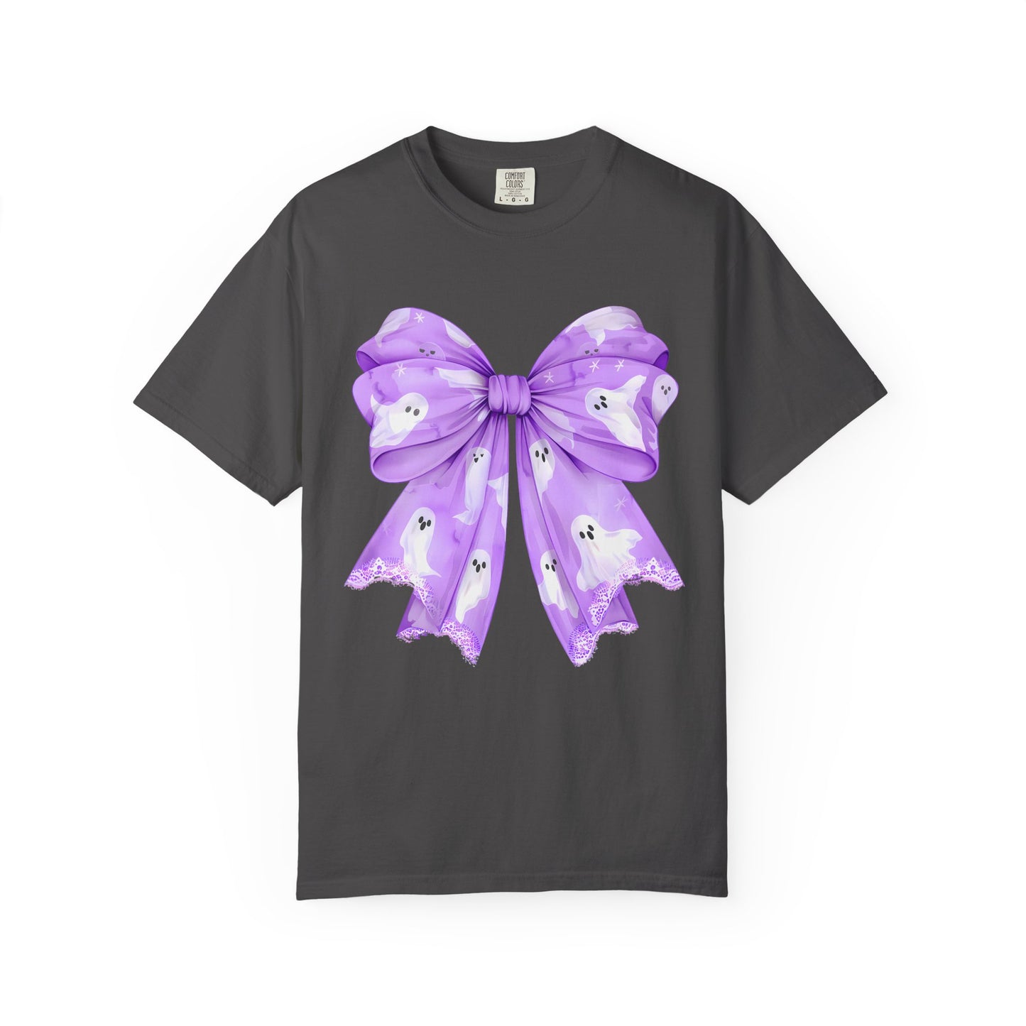 Purple Ghost Bow T-shirt