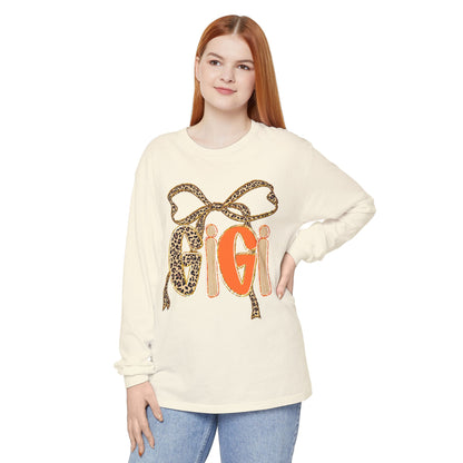 Trendy Animal Print Long Sleeve Tee - Perfect Gift for Gigi, Stylish Loungewear, Casual Wear, Birthday Gifts, Fall Fashion