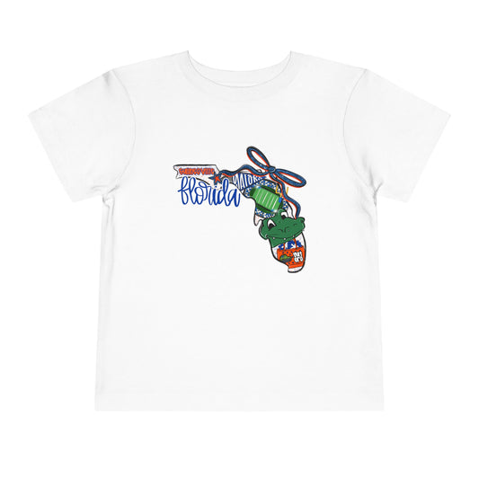 Florida-Inspired Toddler Tee, Cute Kids' Short Sleeve Shirt, Fun Florida Shirt, Summer T-Shirt, Perfect Gift for Toddlers