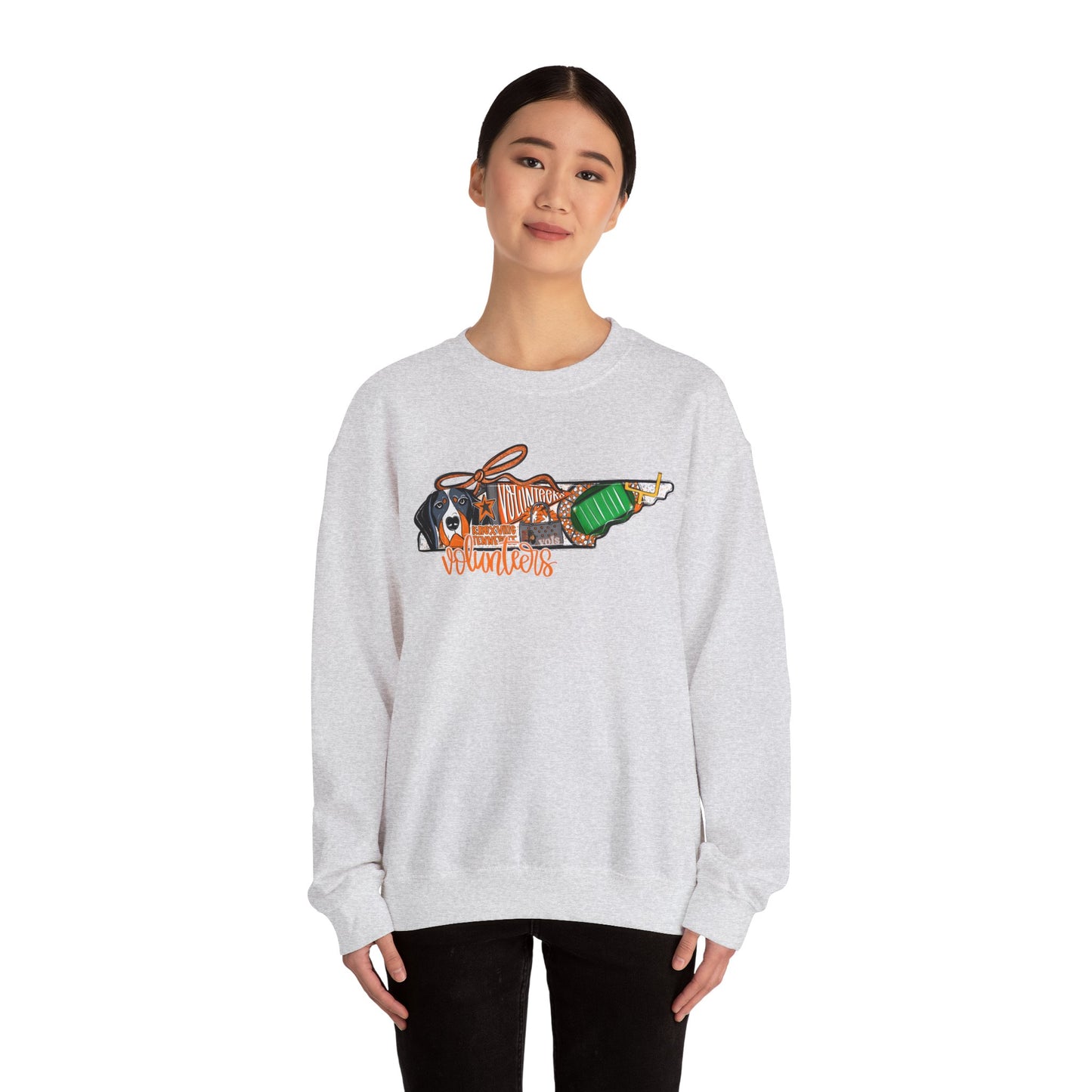 Volunteers Inspired Crewneck Sweatshirt - Cozy Gift for Animal Lovers, Perfect for Fall, Dog Lover's Apparel, Eco-Friendly Fashion, [...]