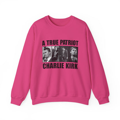 Unisex Heavy Blend™ Crewneck Sweatshirt - A True Patriot Charlie Kirk Sweatshirt, Cozy Gift for Patriots, Political Statement, [...]