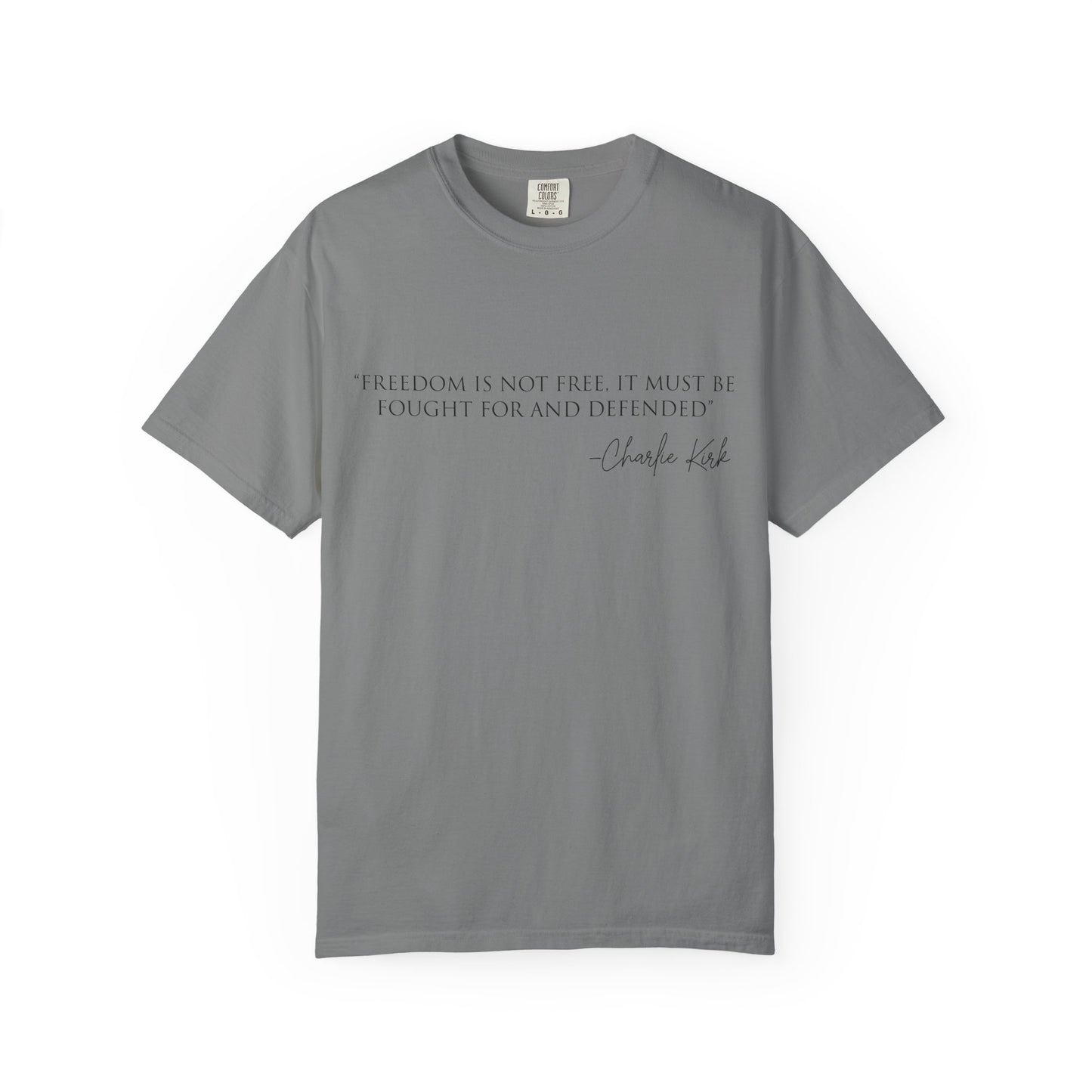 Freedom Quote Unisex T-Shirt, Motivational Tee, Gift for Activists, Casual Wear, Birthday Present, Statement Apparel