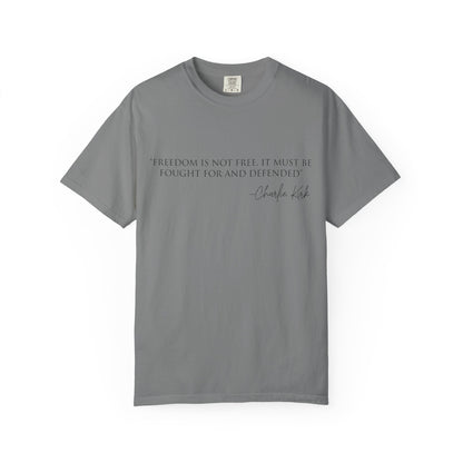 Freedom Quote Unisex T-Shirt, Motivational Tee, Gift for Activists, Casual Wear, Birthday Present, Statement Apparel