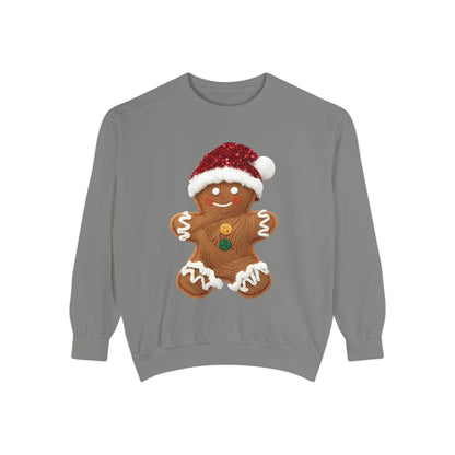 Gingerbread Christmas Sweatshirt Comfort Colors