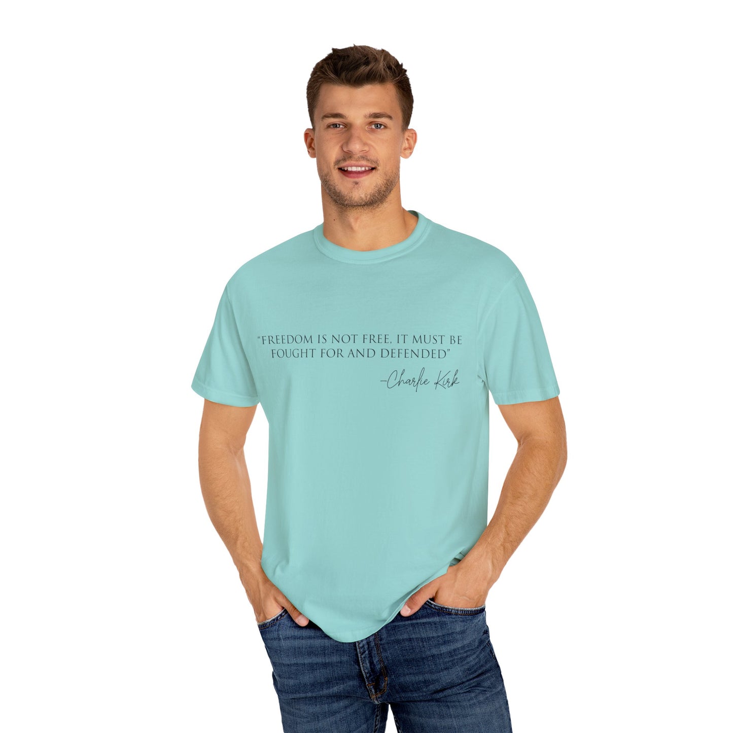 Freedom Quote Unisex T-Shirt, Motivational Tee, Gift for Activists, Casual Wear, Birthday Present, Statement Apparel