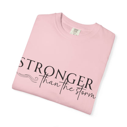 Empowering Garment-Dyed Unisex T-Shirt | Perfect for Every Day, Motivational Gift, Casual Wear, Strength in Adversity