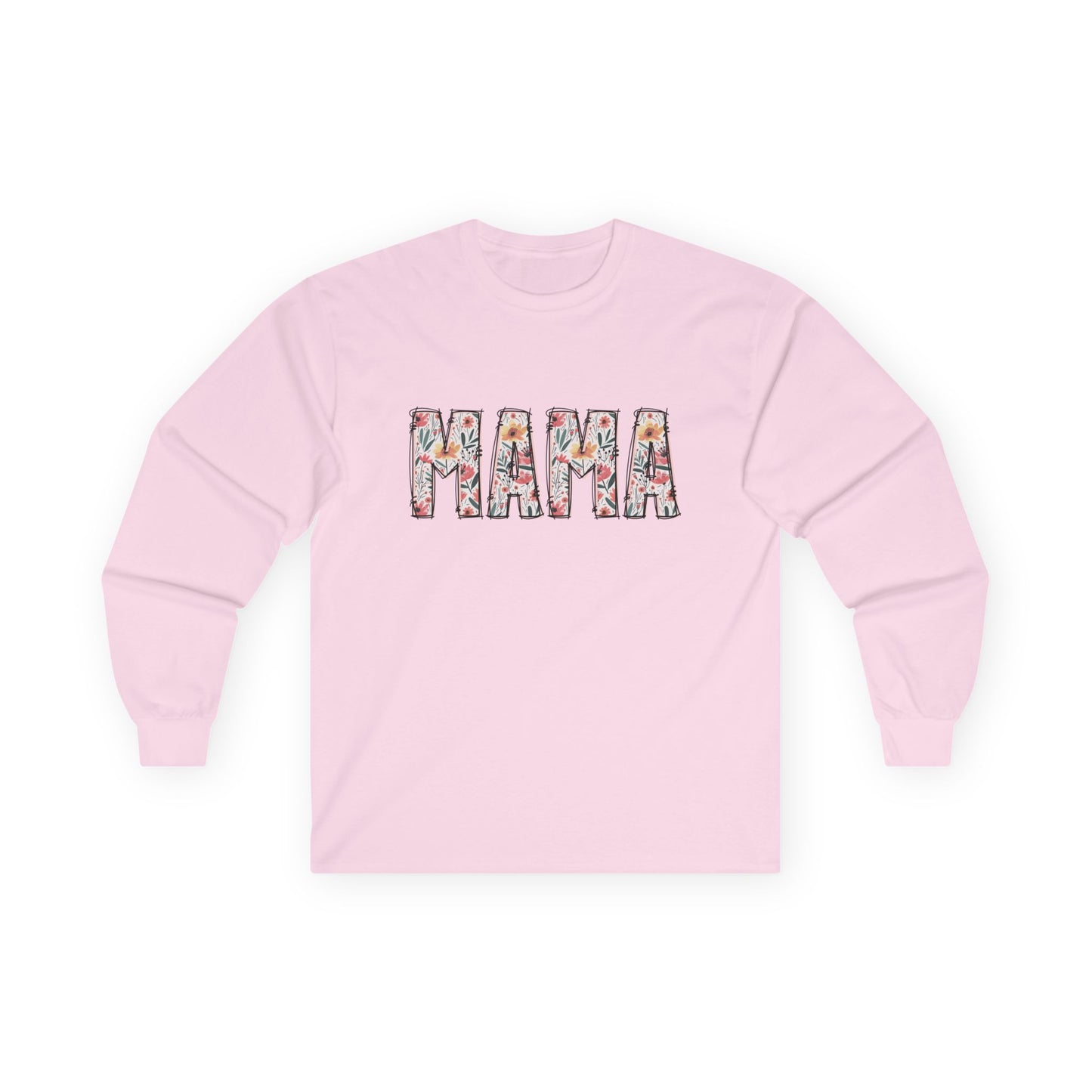 Mama Floral Long Sleeve Tee