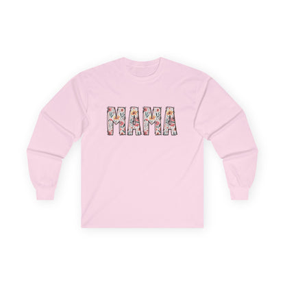 Mama Floral Long Sleeve Tee