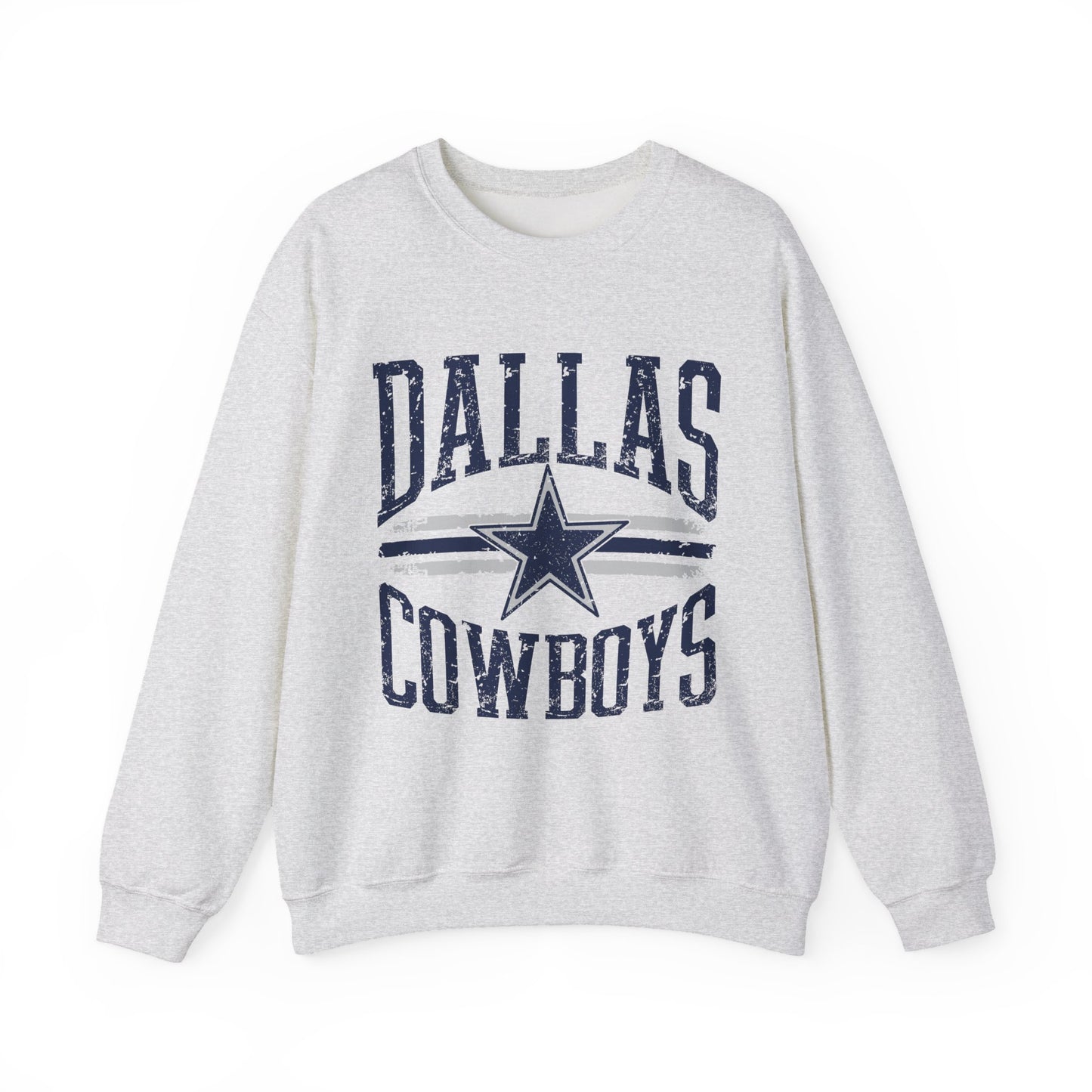 Dallas Cowboys Crewneck Sweatshirt, Unisex Sportswear, Game Day Apparel, Casual Comfort, Football Fan Gift, Cozy Layering